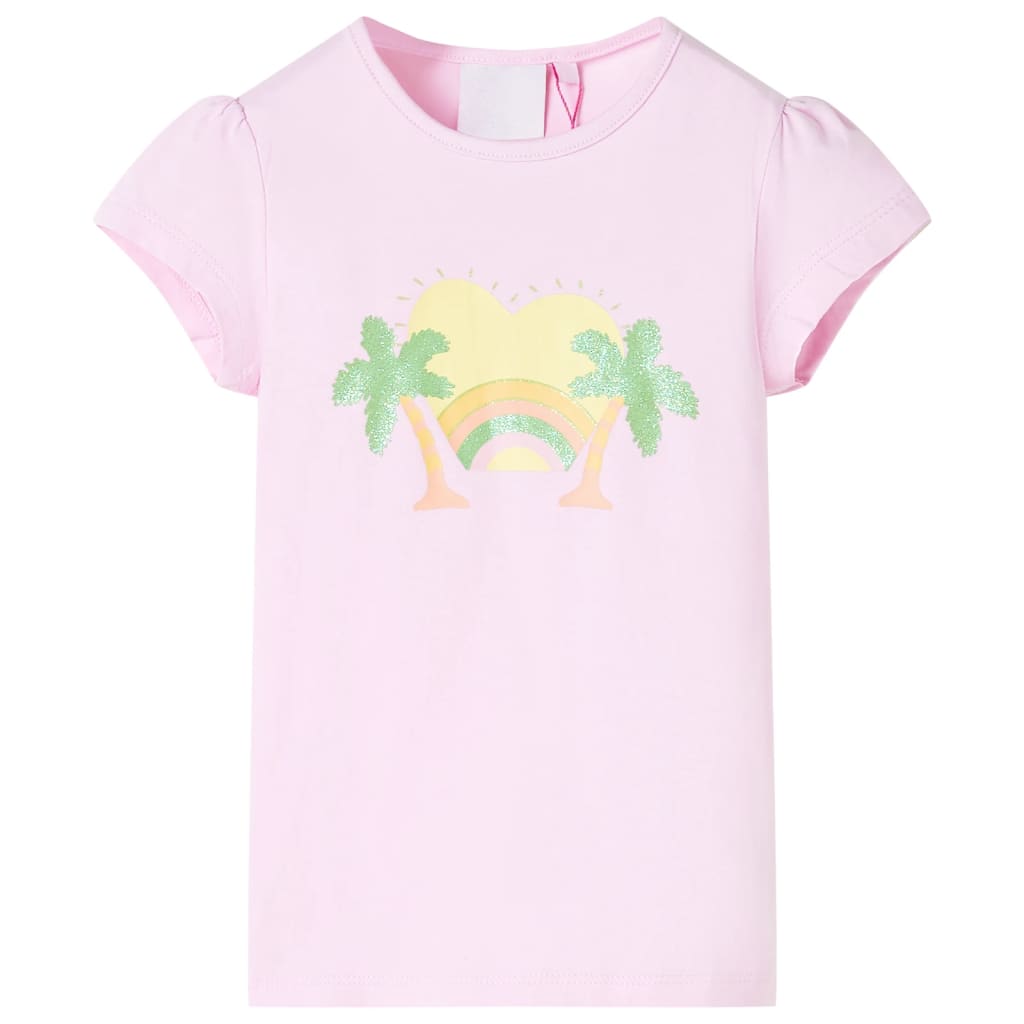 Tricou pentru copii, roz deschis, 116 GartenMobel Dekor