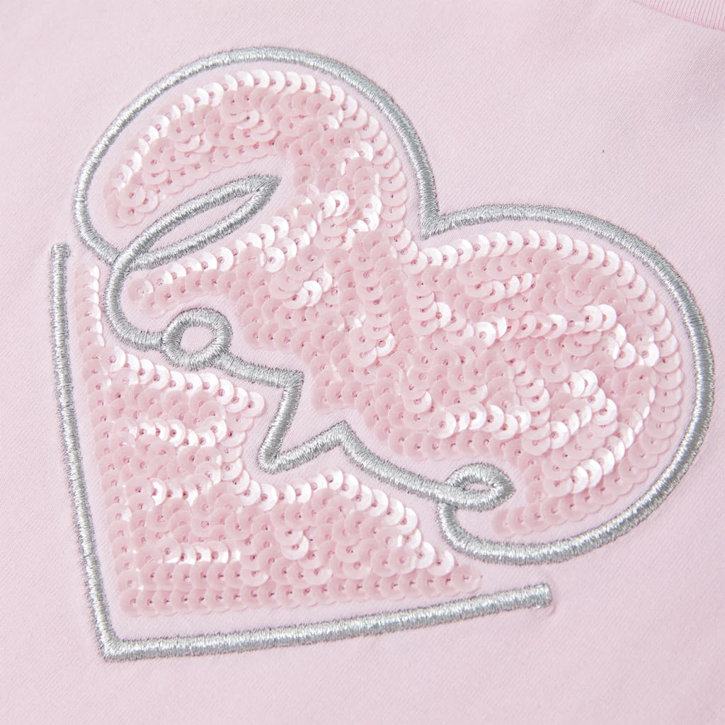 Tricou pentru copii, roz deschis, 116 GartenMobel Dekor