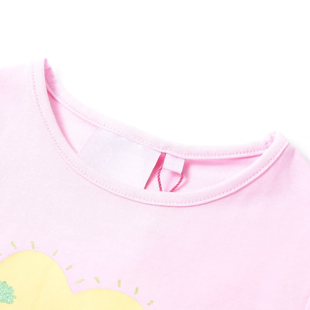 Tricou pentru copii, roz deschis, 140 GartenMobel Dekor