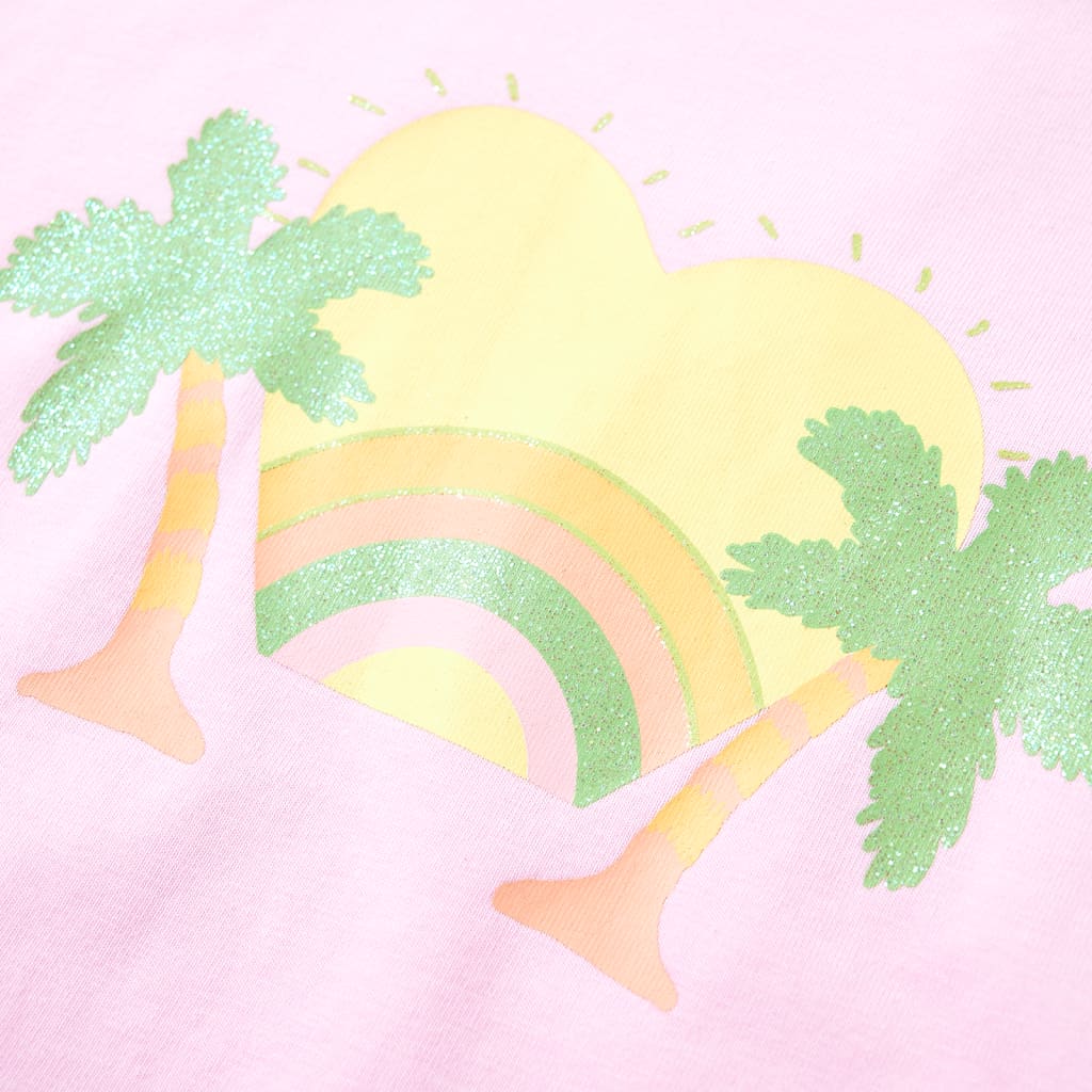 Tricou pentru copii, roz deschis, 92 GartenMobel Dekor