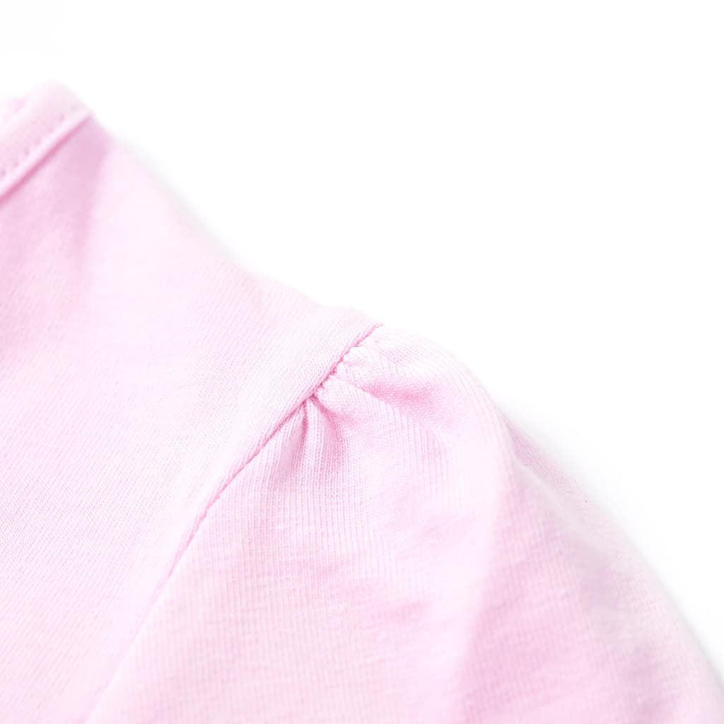 Tricou pentru copii, roz deschis, 92 GartenMobel Dekor