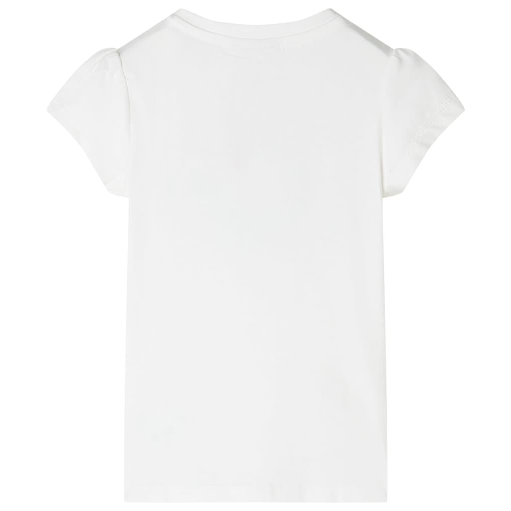 Tricou pentru copii ecru 140 GartenMobel Dekor