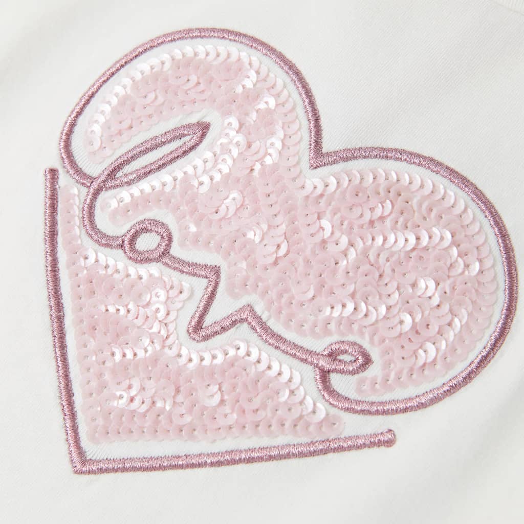 Tricou pentru copii ecru 140 GartenMobel Dekor
