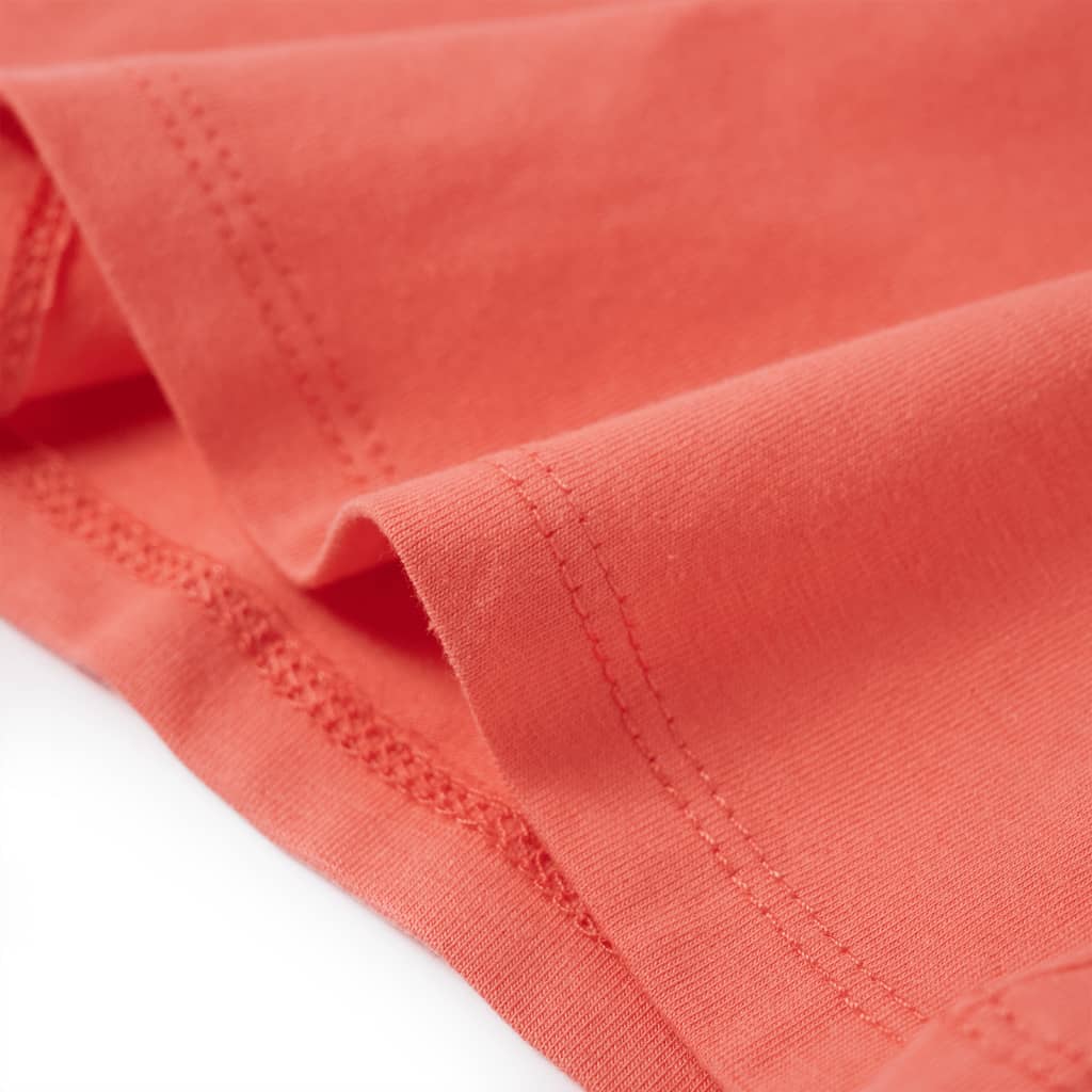 Tricou de copii cu mâneci scurte, corai, 128 GartenMobel Dekor