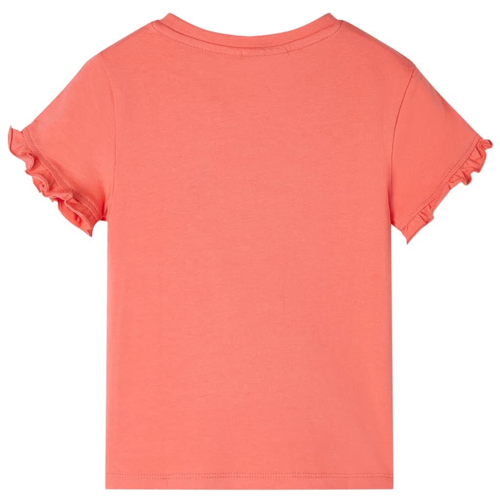 Tricou de copii cu mâneci scurte, corai, 92 GartenMobel Dekor