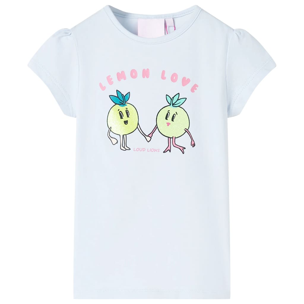 Tricou pentru copii, albastru deschis, 116 GartenMobel Dekor