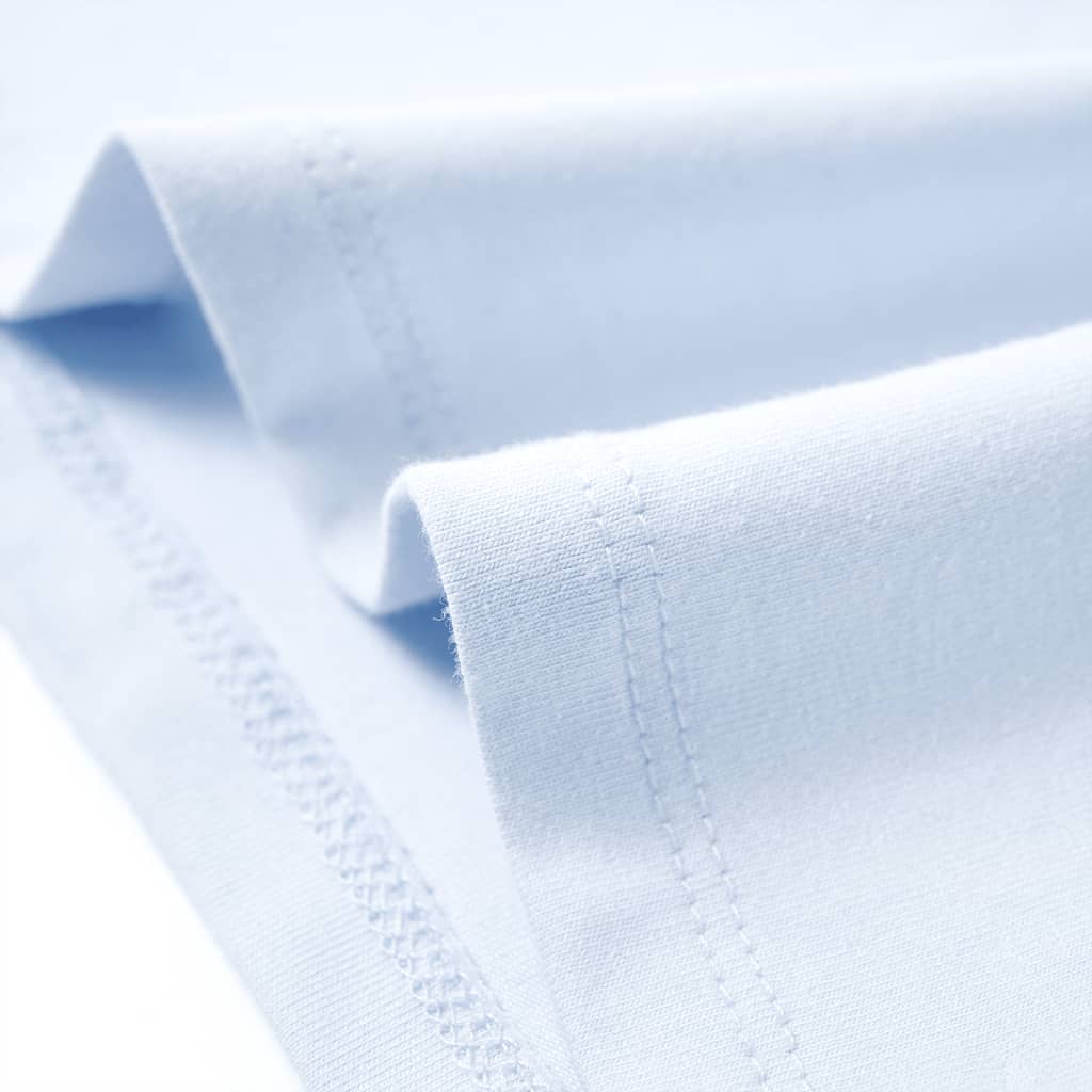 Tricou pentru copii, albastru deschis, 128 GartenMobel Dekor