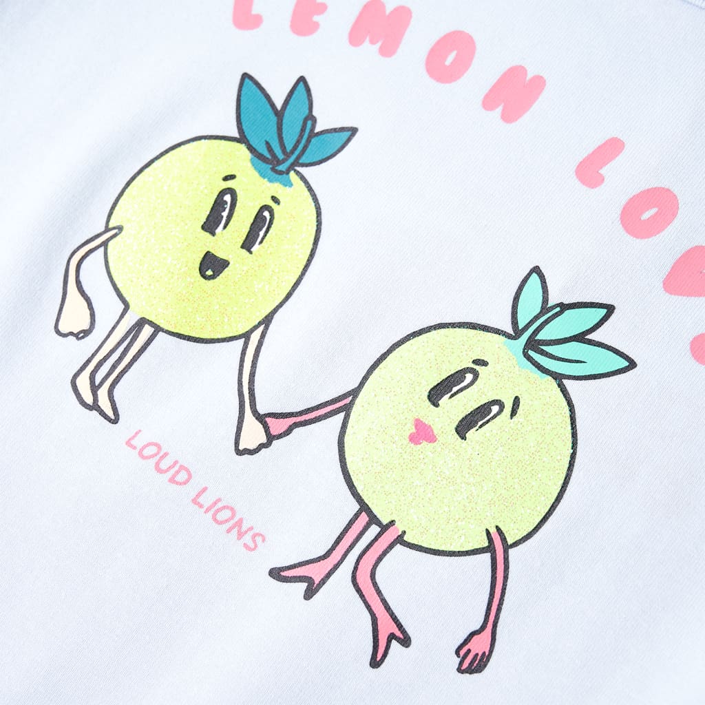 Tricou pentru copii, albastru deschis, 128 GartenMobel Dekor