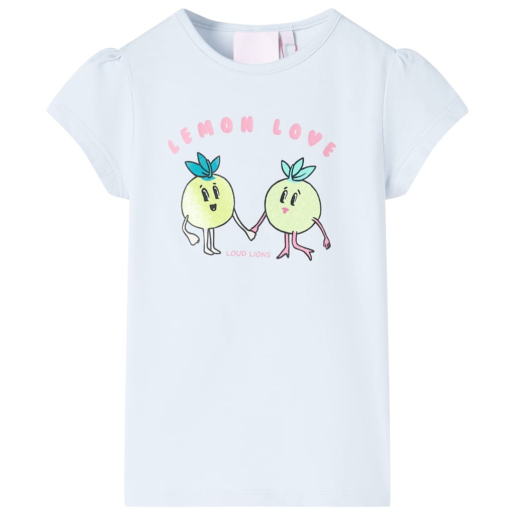 Tricou pentru copii, albastru deschis, 92 GartenMobel Dekor