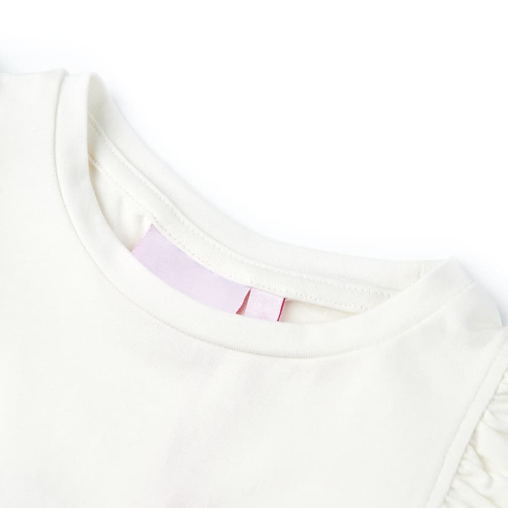 Tricou pentru copii, ecru, 116 GartenMobel Dekor