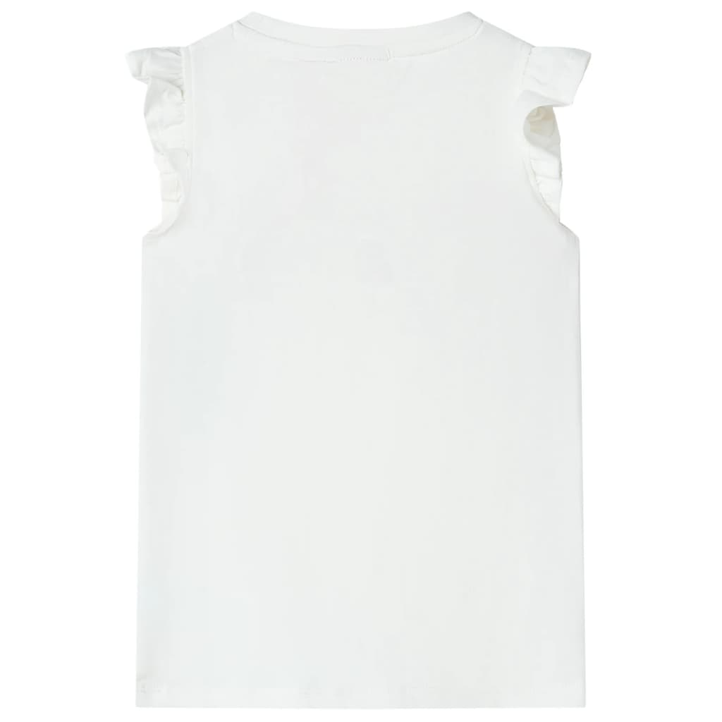 Tricou pentru copii, ecru, 92 GartenMobel Dekor
