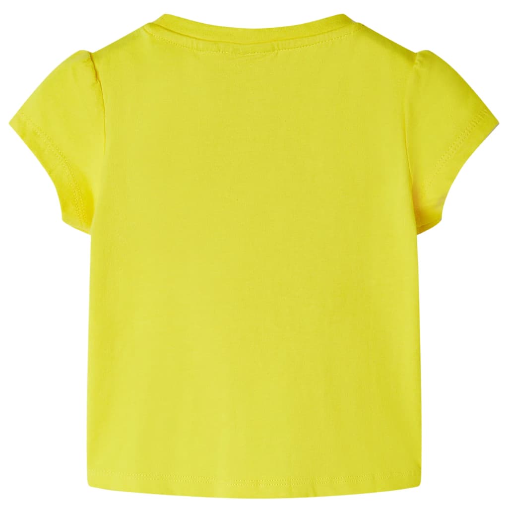 Tricou pentru copii, galben, 116 GartenMobel Dekor