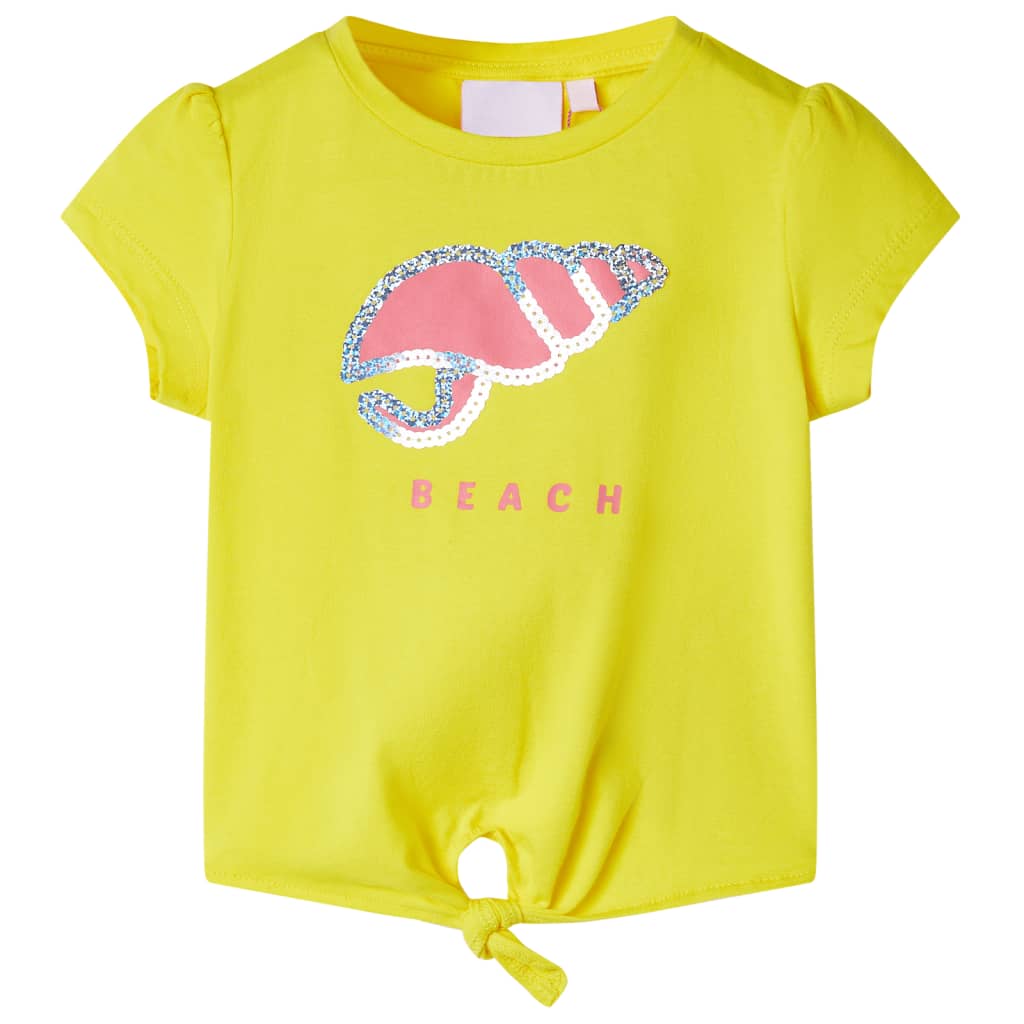 Tricou pentru copii, galben, 140 GartenMobel Dekor