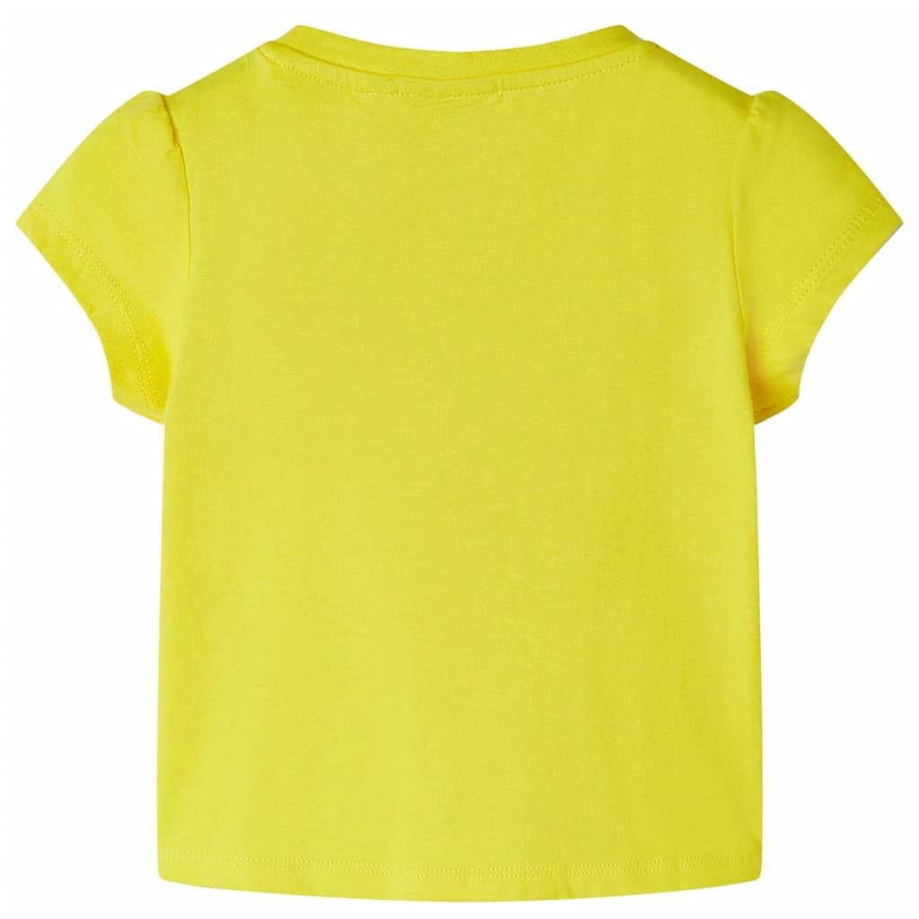 Tricou pentru copii, galben, 92 GartenMobel Dekor