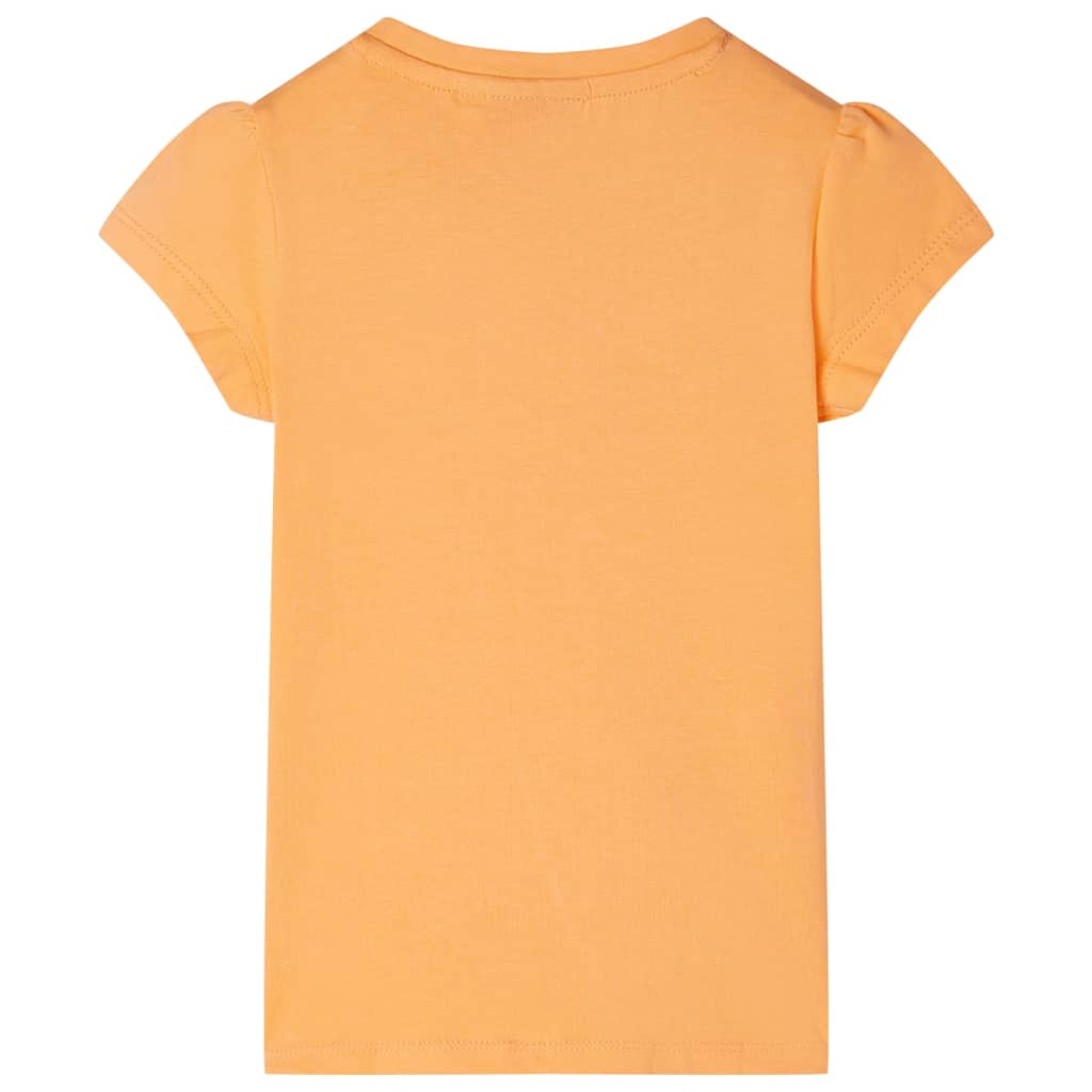 Tricou pentru copii, portocaliu deschis, 104 GartenMobel Dekor