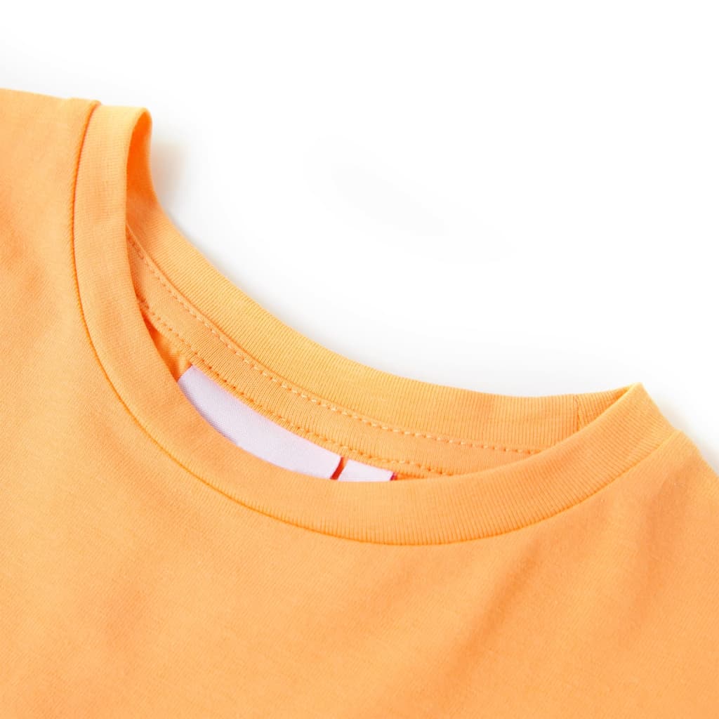 Tricou pentru copii, portocaliu deschis, 116 GartenMobel Dekor