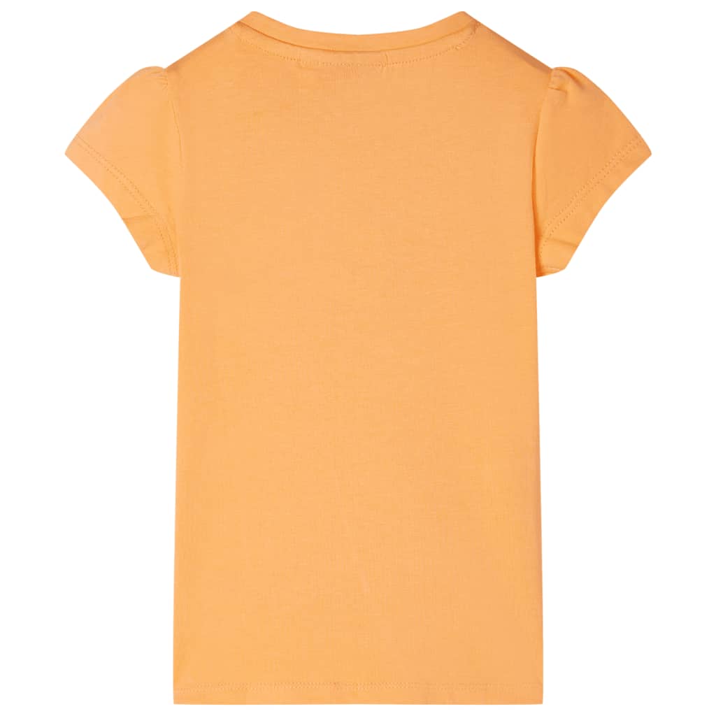 Tricou pentru copii, portocaliu deschis, 116 GartenMobel Dekor