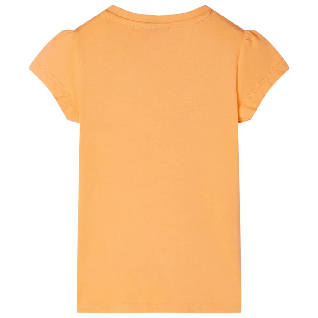 Tricou pentru copii, portocaliu deschis, 128 GartenMobel Dekor