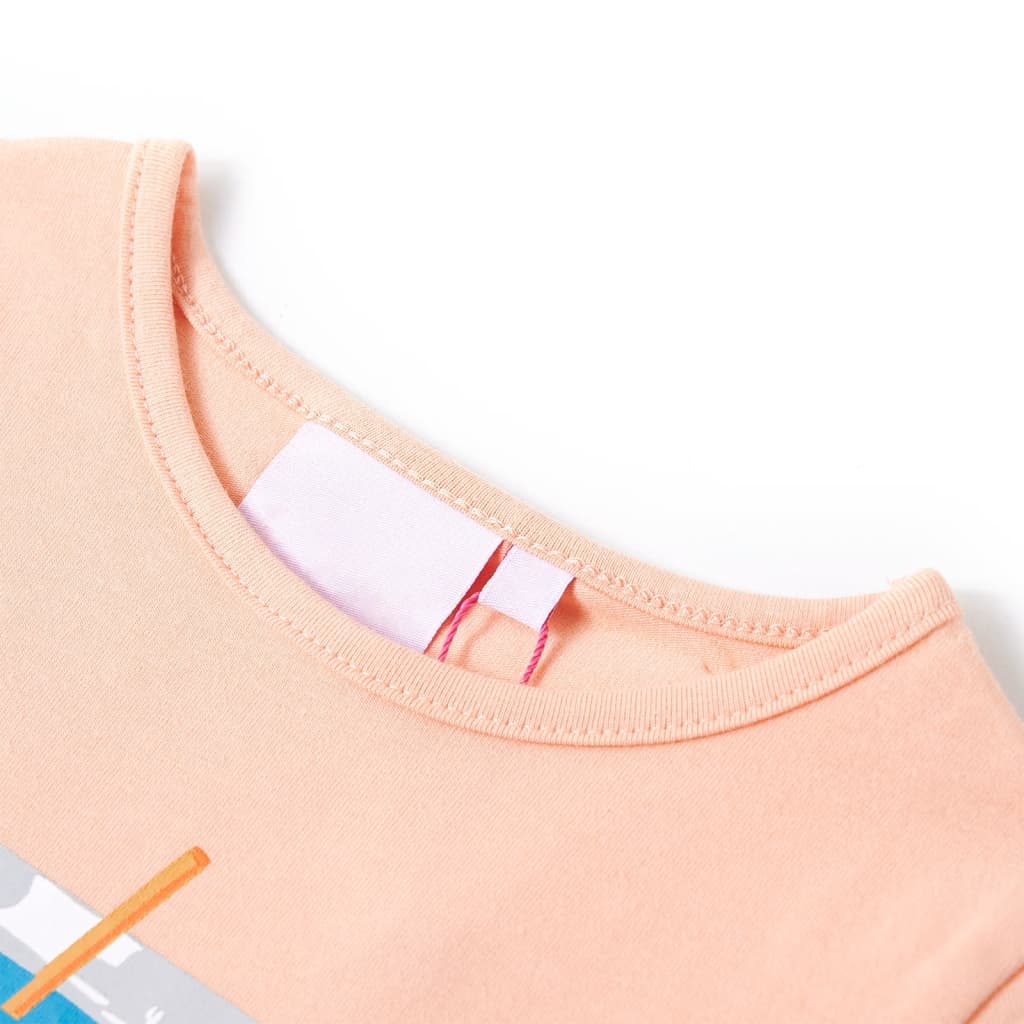 Tricou pentru copii, portocaliu deschis, 140 GartenMobel Dekor