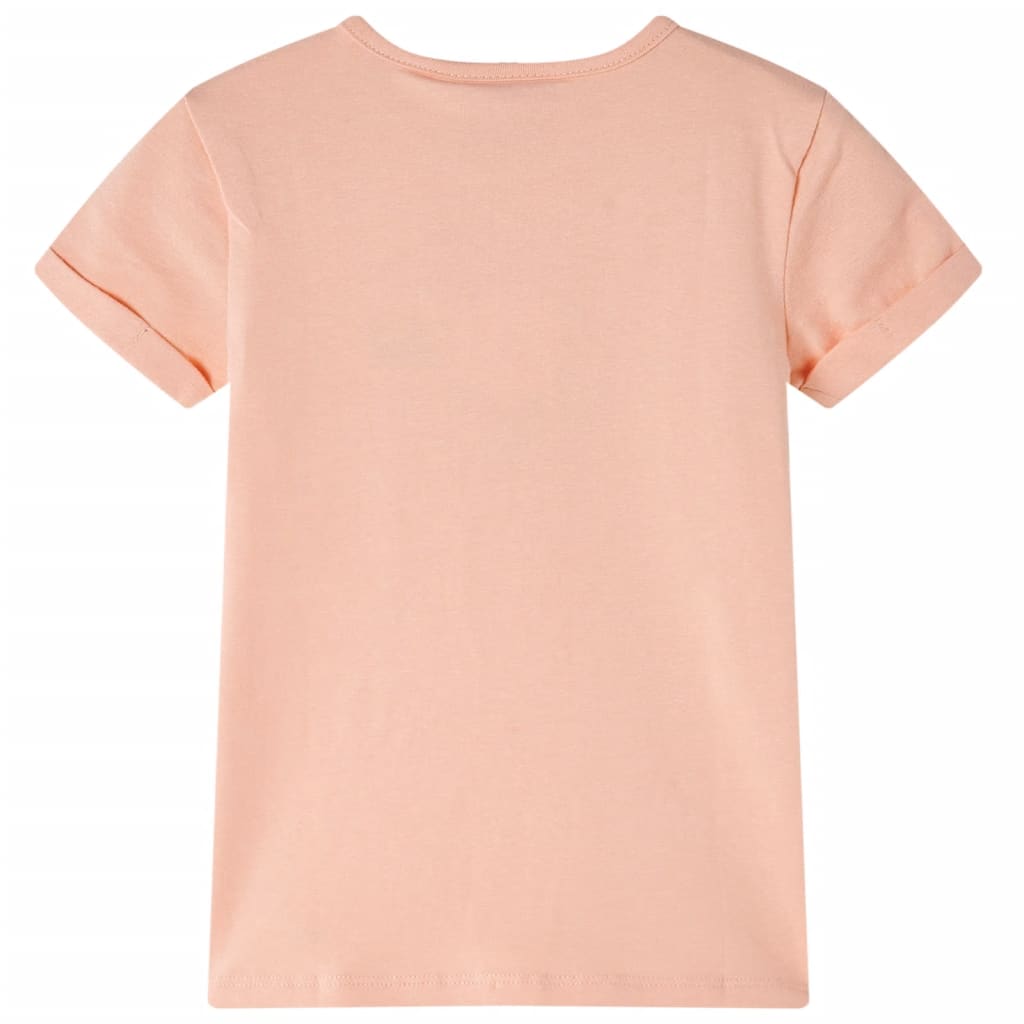 Tricou pentru copii, portocaliu deschis, 92 GartenMobel Dekor