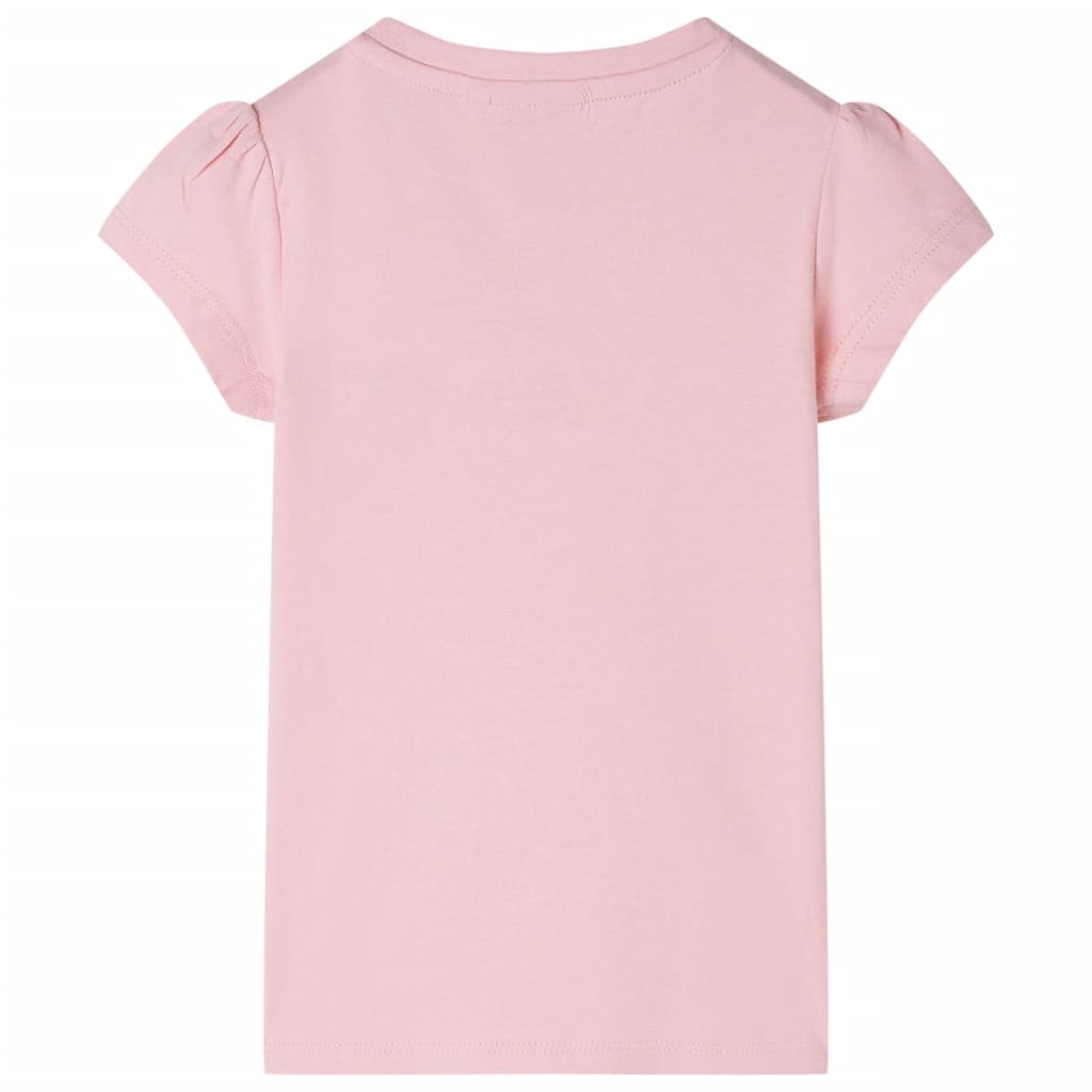 Tricou pentru copii, roz deschis, 104 GartenMobel Dekor
