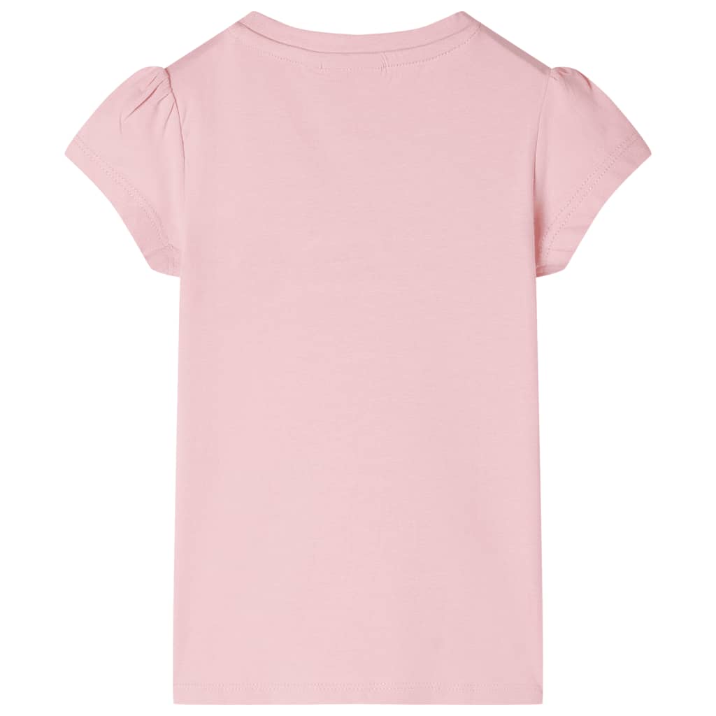 Tricou pentru copii, roz deschis, 128 GartenMobel Dekor
