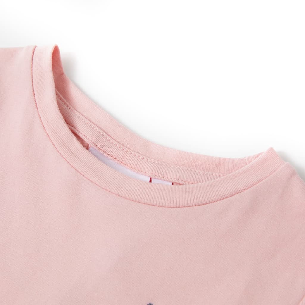 Tricou pentru copii, roz deschis, 92 GartenMobel Dekor