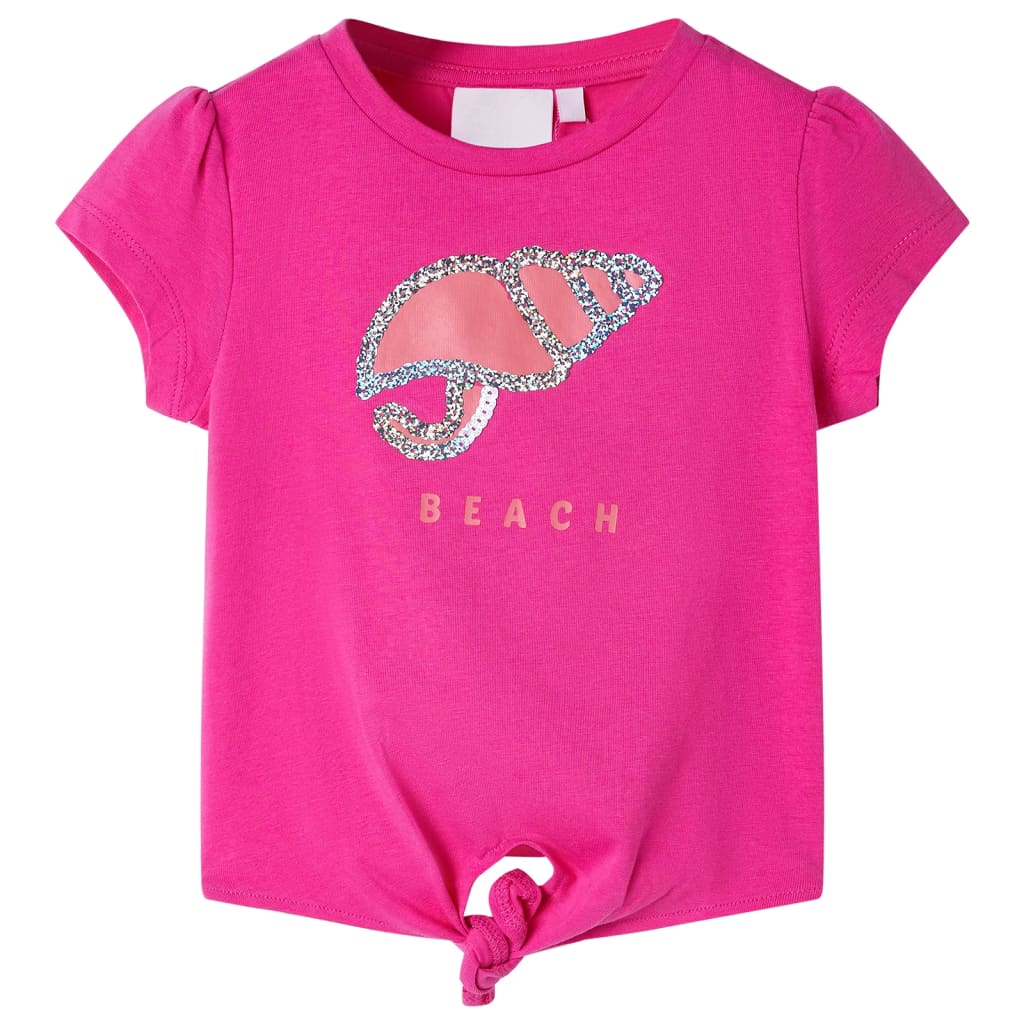 Tricou pentru copii, roz închis, 128 GartenMobel Dekor