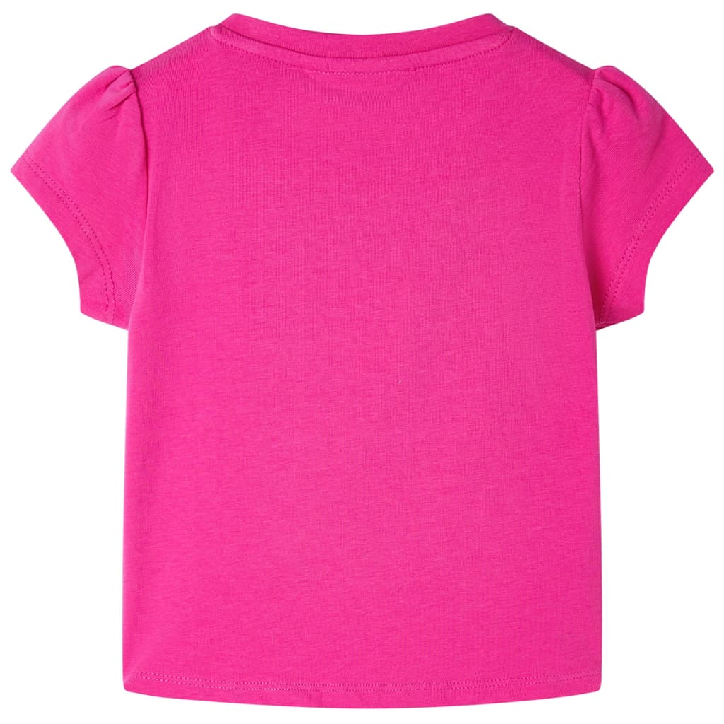 Tricou pentru copii, roz închis, 128 GartenMobel Dekor