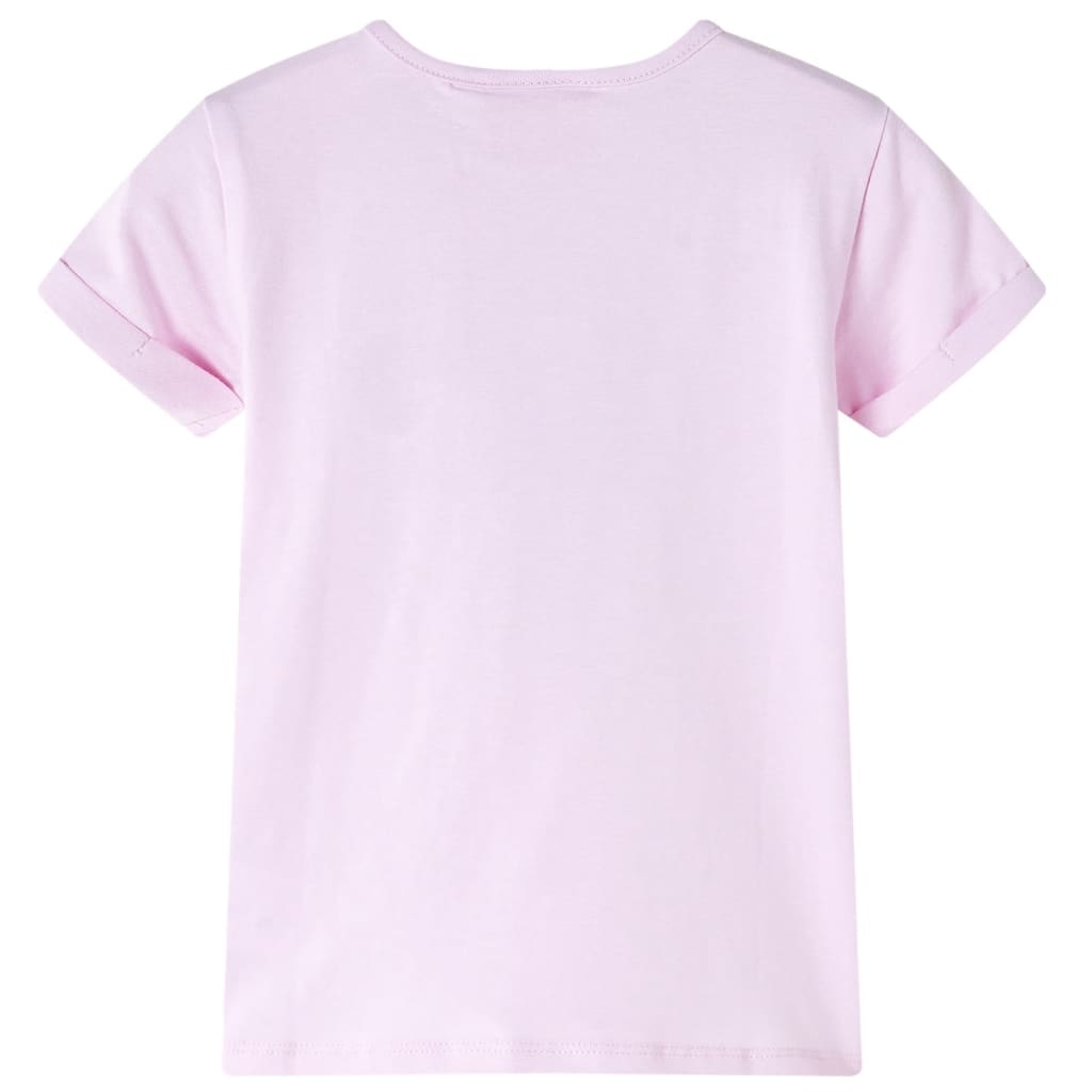 Tricou pentru copii, roz pal, 104 GartenMobel Dekor