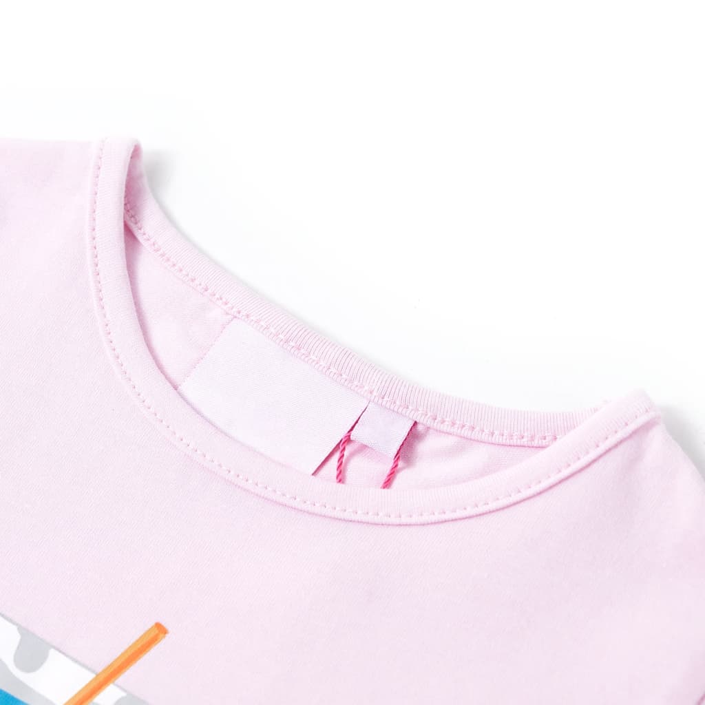 Tricou pentru copii, roz pal, 128 GartenMobel Dekor