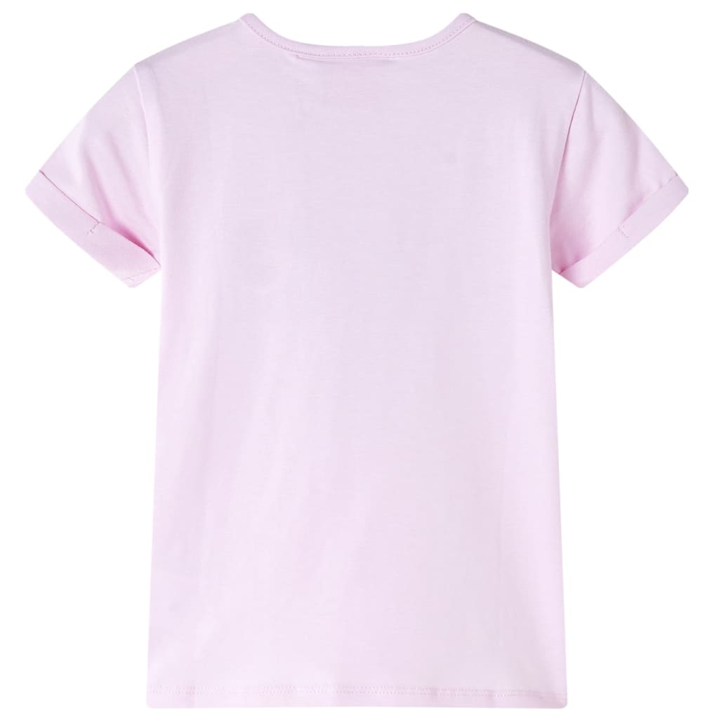Tricou pentru copii, roz pal, 128 GartenMobel Dekor