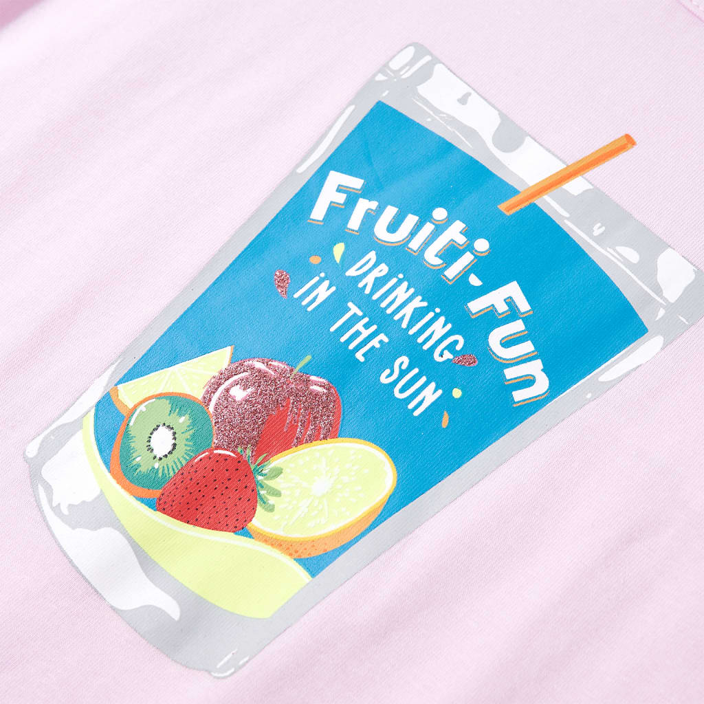 Tricou pentru copii, roz pal, 140 GartenMobel Dekor
