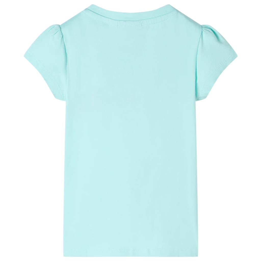 Tricou pentru copii, turcoaz deschis, 92 GartenMobel Dekor