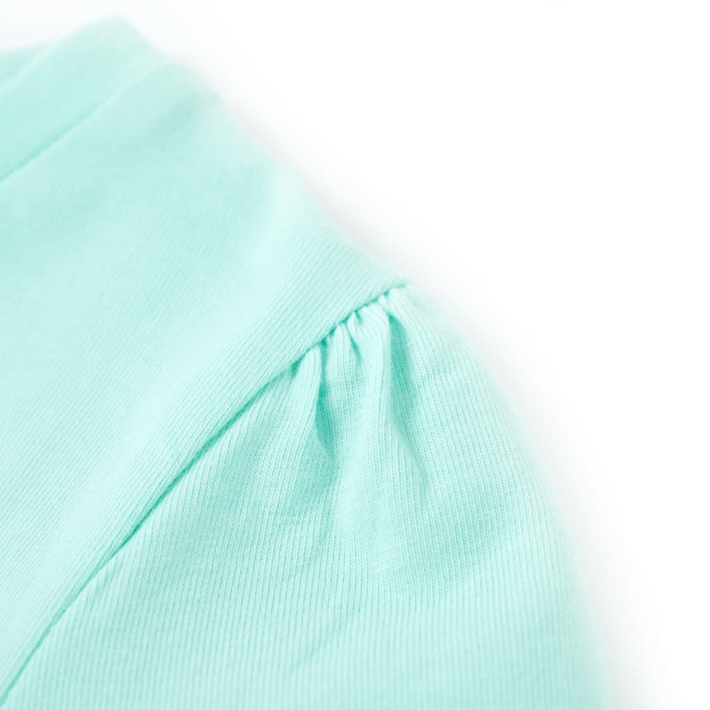 Tricou pentru copii, turcoaz deschis, 92 GartenMobel Dekor