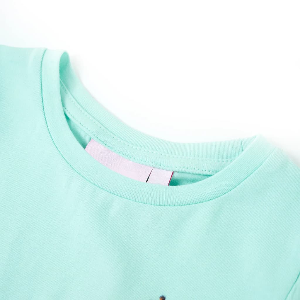 Tricou pentru copii, turcoaz deschis, 92 GartenMobel Dekor