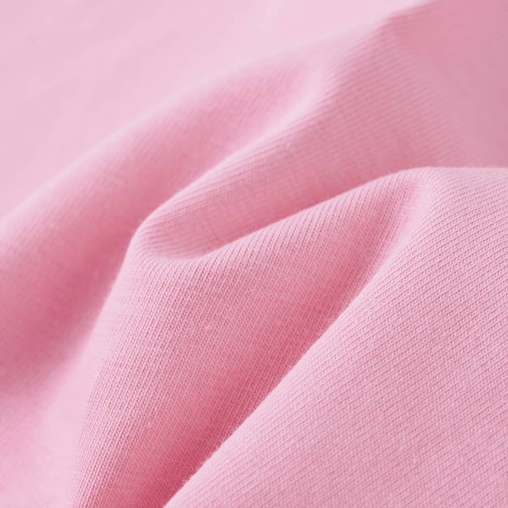 Tricou pentru copii cu mâneci lungi, roz aprins, 104 GartenMobel Dekor