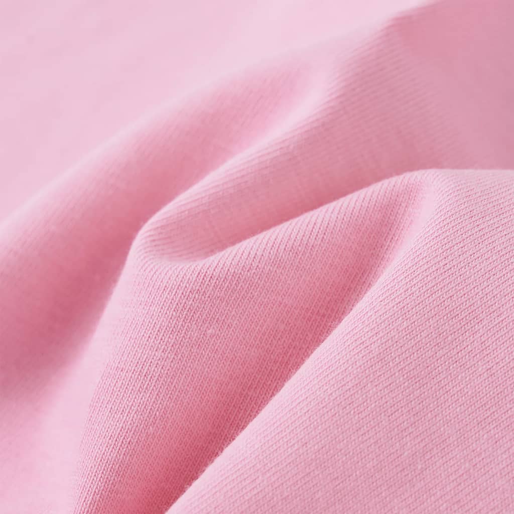 Tricou pentru copii cu mâneci scurte, roz aprins 116 GartenMobel Dekor