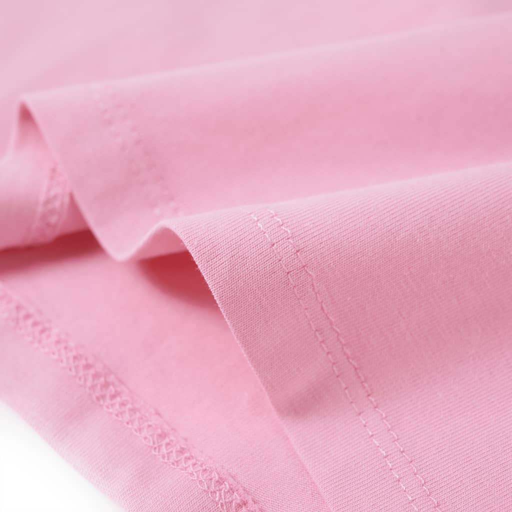 Tricou pentru copii cu mâneci scurte, roz aprins 116 GartenMobel Dekor