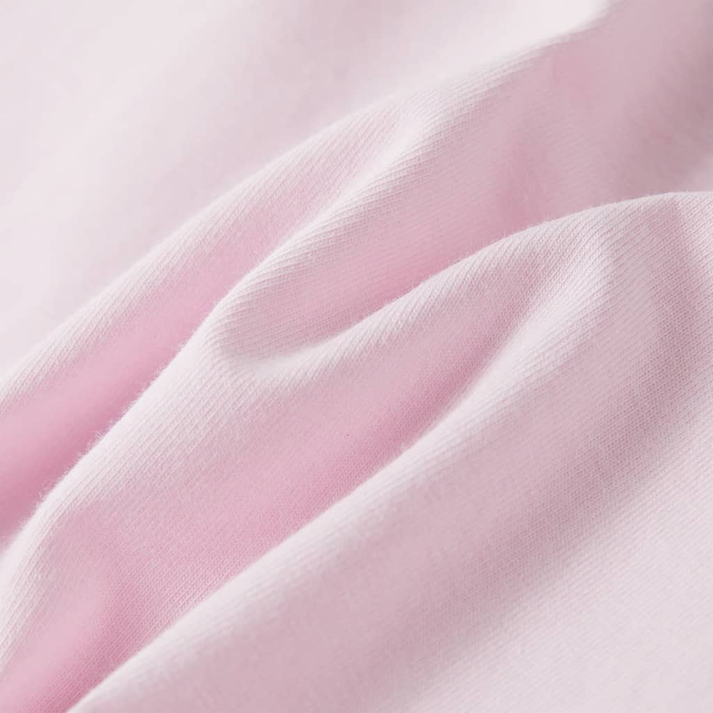 Tricou de copii, mâneci tip șapcă, roz pal, 116 GartenMobel Dekor