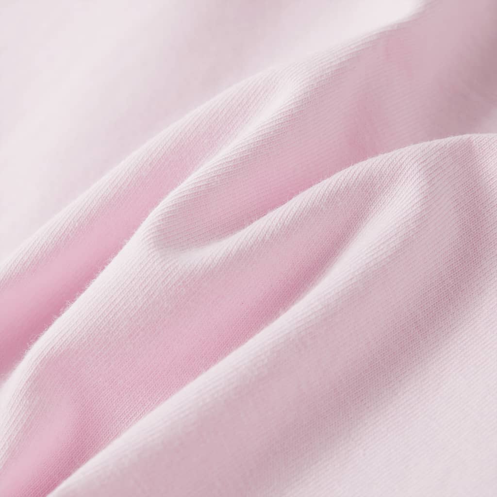 Tricou de copii, mâneci tip șapcă, roz pal, 140 GartenMobel Dekor