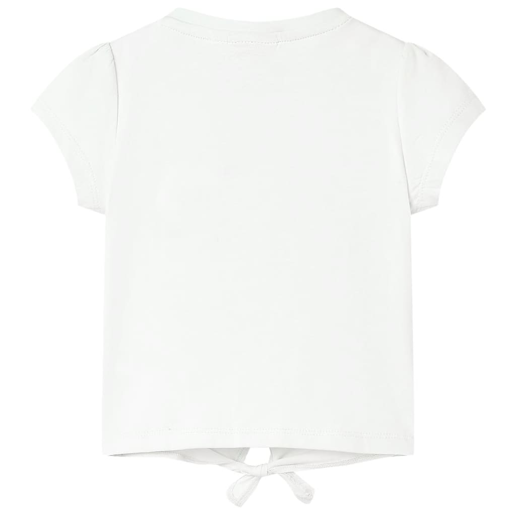 Tricou pentru copii, ecru, 104 GartenMobel Dekor