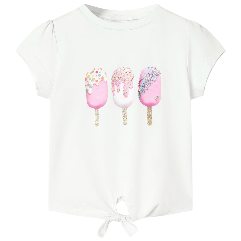 Tricou pentru copii, ecru, 116 GartenMobel Dekor
