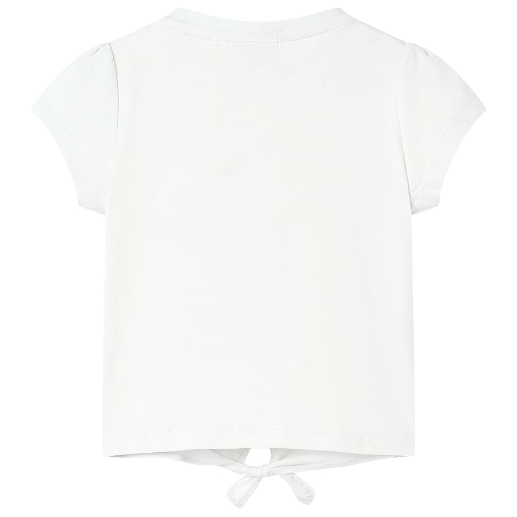 Tricou pentru copii, ecru, 128 GartenMobel Dekor