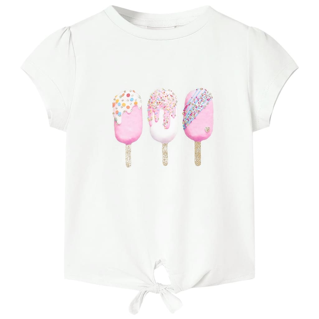 Tricou pentru copii, ecru, 92 GartenMobel Dekor