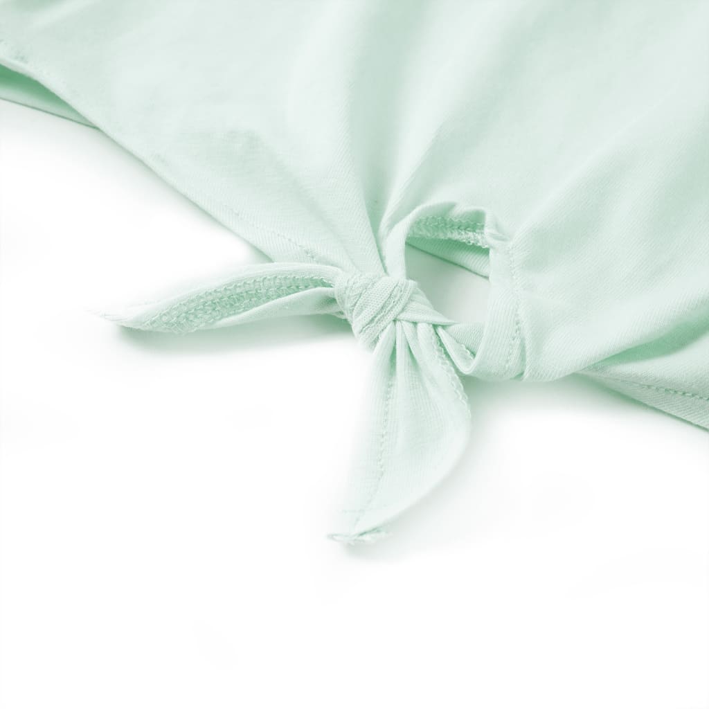 Tricou pentru copii, verde mentă deschis, 140 GartenMobel Dekor