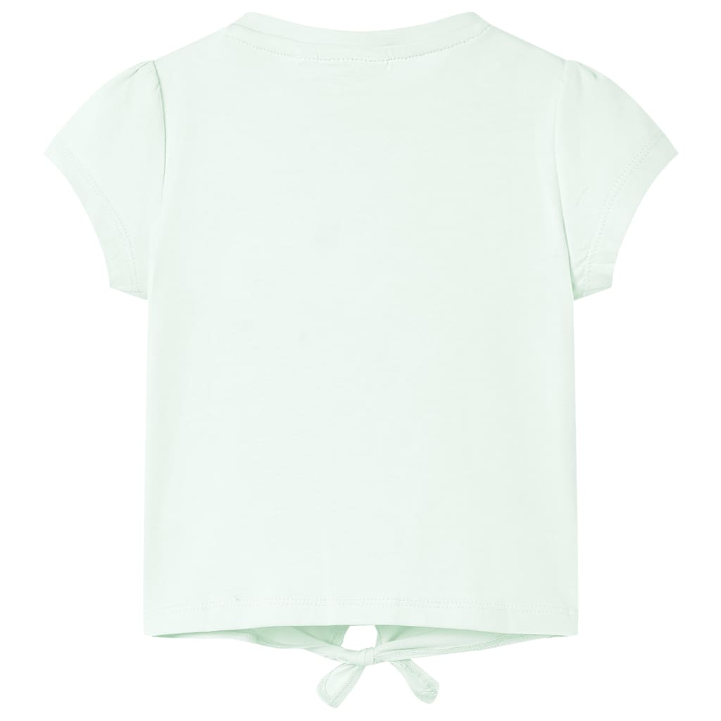 Tricou pentru copii, verde mentă deschis, 140 GartenMobel Dekor