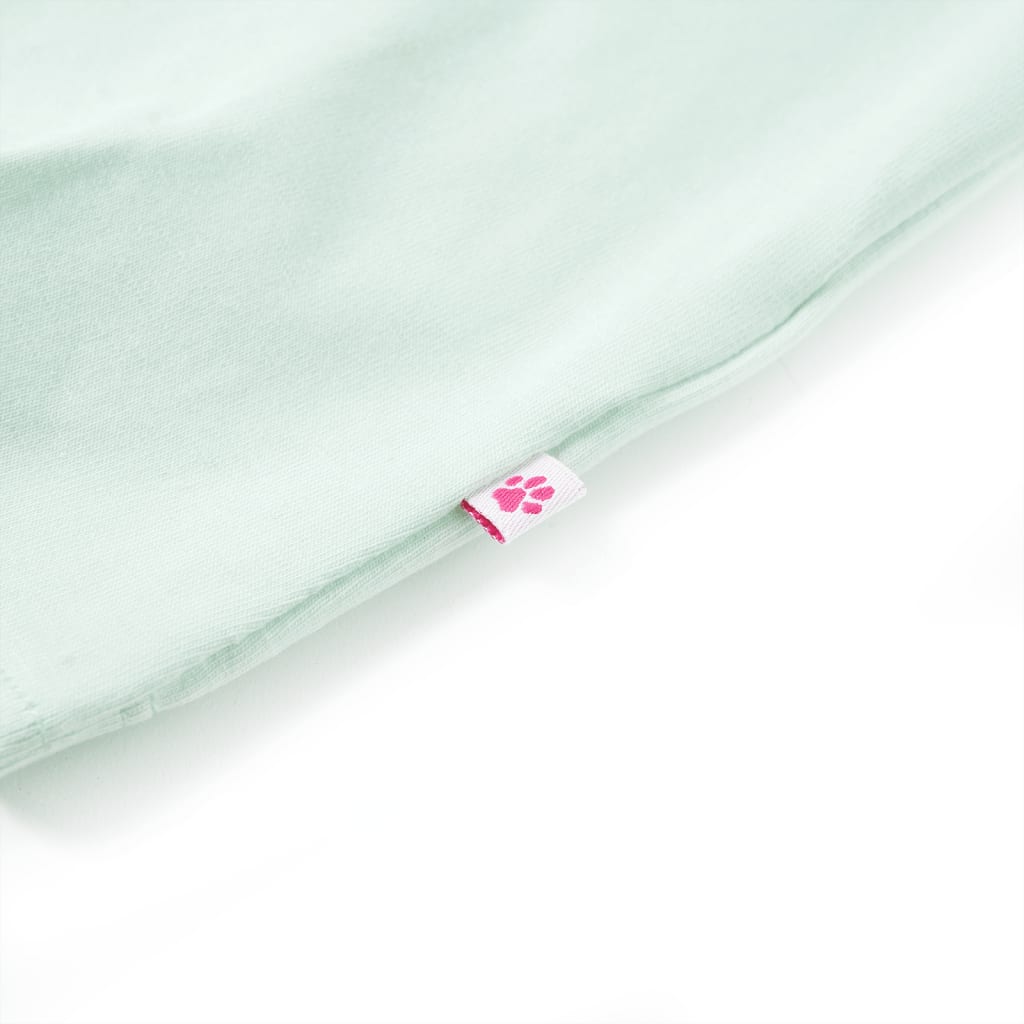 Tricou pentru copii, verde mentă deschis, 140 GartenMobel Dekor