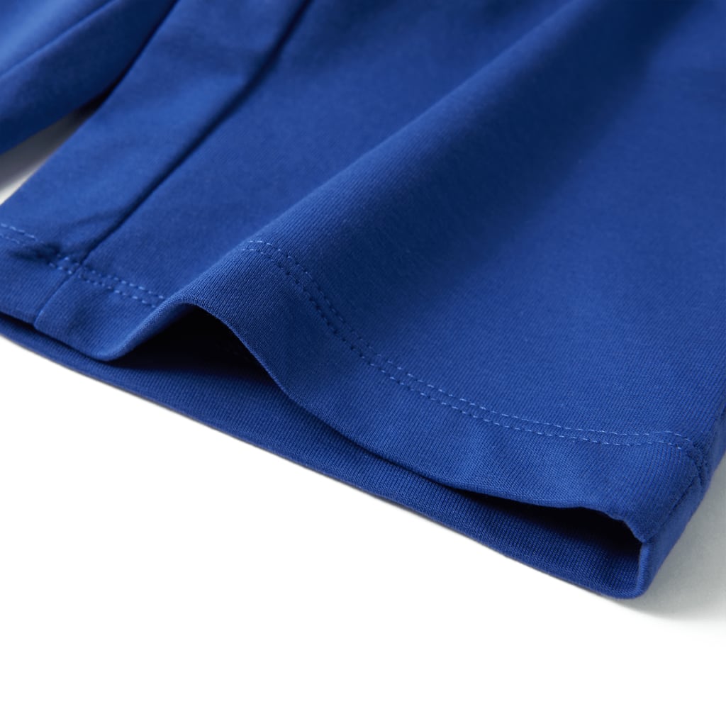 Pantaloni pentru copii cu picioare largi, albastru cobalt, 128 GartenMobel Dekor