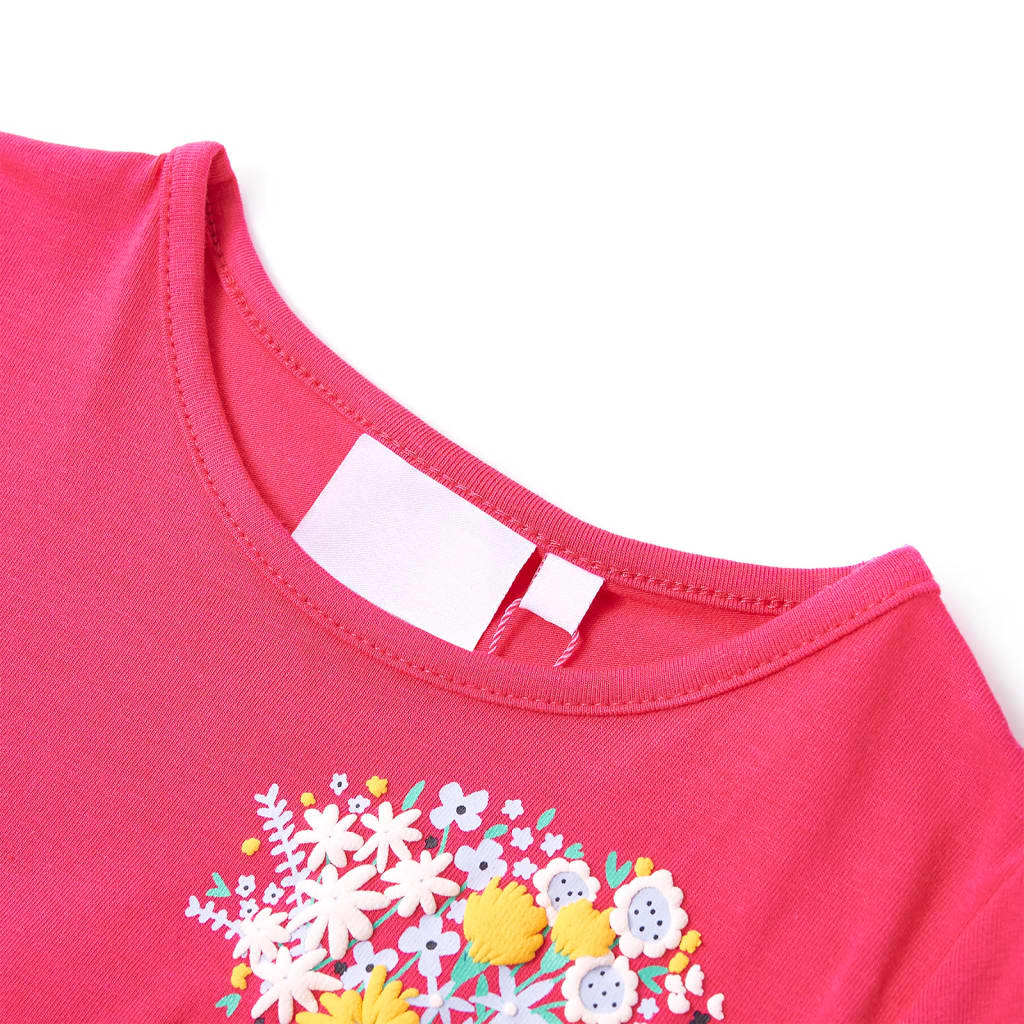 Tricou de copii, roz aprins, 104 GartenMobel Dekor